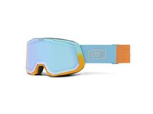 100% snowboarding goggles Snowcraft XL HiPer Infidel silver flash mirrored
