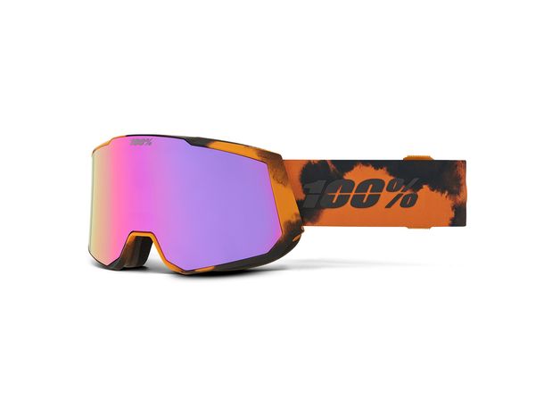 100% snowboarding goggles Snowcraft XL HiPer Bleach purple mirrored