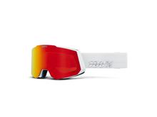 100% Snowcraft HiPer Esntl White Copper ML Mirrored Ski Goggles