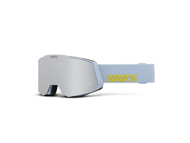Lunettes de ski 100% Snowcraft HiPer Sunpeak Silver Flash Mirror