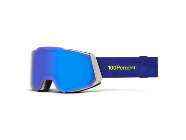 100% Snowcraft HiPer Asteroid Violet mirrored ski goggles