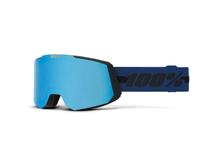 Máscara 100% snowboard Snowcraft HiPer Dusty azul espejada