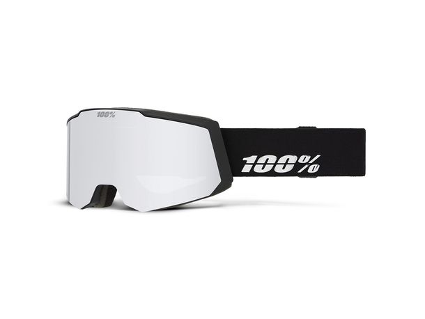 Ski goggles 100% snowboard goggles Snowcraft S HiPer black/silver mirrored