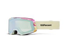 100% Snowboard Goggles Snowcraft S HiPer Silencio Silver Flash Mirrored