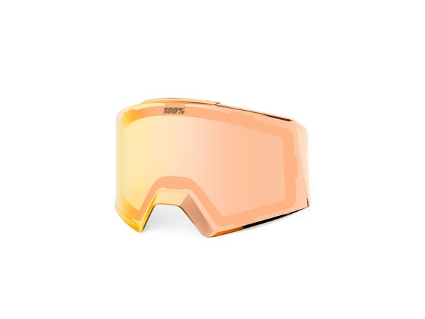 Replacement glass 100% ski goggles snowboard goggles Norg HiPer Copper ML mirrored