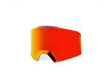 Gafas de esquí 100% de cristal de repuesto, gafas de snowboard Norg HiPer Red ML con espejo