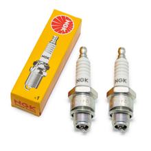 Zündkerzen Set NGK 2x B6HS Zündkerze, 12,7mm Kurzgewinde Ø 14,0mm, 2417 / 3115 / 4510