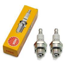 Zündkerzen Set NGK 2x BPM7A Zündkerze, 3201 / 4502 / 7321 für Freischneider Motorsensen Motorkettensägen