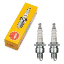 Zündkerzen Set NGK 2x BP8H-N-10 Zündkerze, 12,7mm Kurzgewinde Ø 14,0mm, 4838