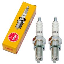 Zestaw świec zapłonowych NGK 2x świeca zapłonowa D8EA, długość gwintu 19,0mm Ø 12,0mm, 1117 / 2120
