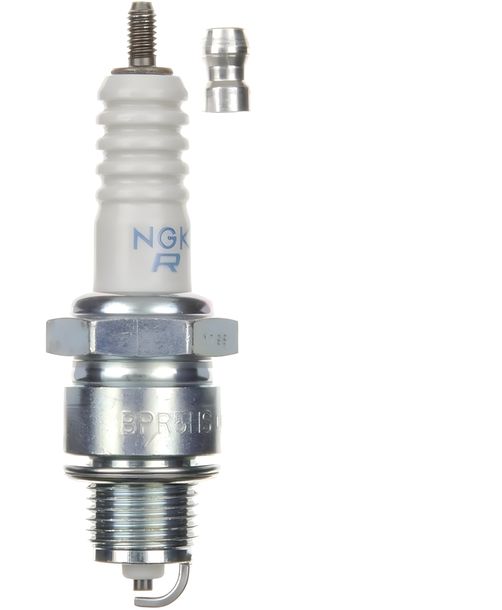 Zündkerzen Set NGK 2x BPR5HS Zündkerze entstört, 12,7mm Kurzgewinde Ø 14,0mm, 6222