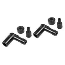 Zündkerzenstecker Set NGK 2x LB05E 14mm SAE 90° schwarz, 8031