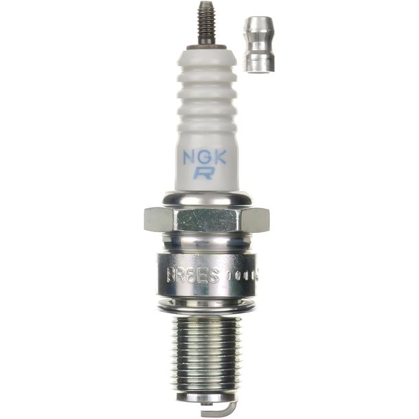 Zündkerzen Set NGK 2x BR6ES Zündkerze entstört, 19,0mm Langgewinde Ø 14,0mm, 4922