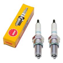 Zündkerzen Set NGK 2x DR8ES-L Zündkerze entstört, 19,0mm Langgewinde Ø 12,0mm, 2556 / 2923