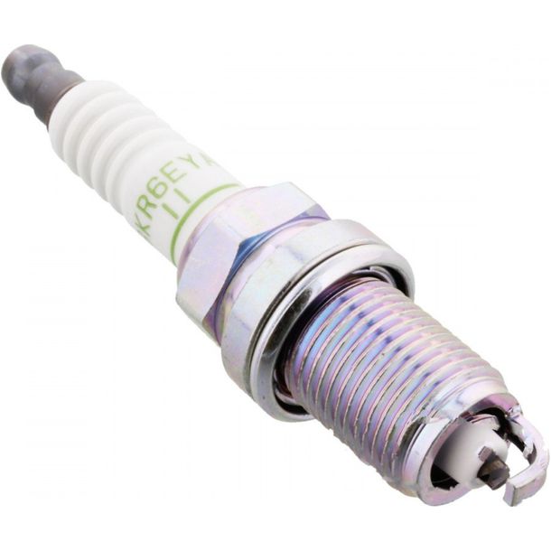 Bougies Kit NGK 2x BKR6EYA-11 V-Line Bougie résistance, 19,0mm long filetage Ø 14,0mm, 4073
