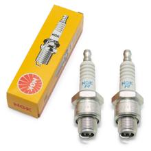Zündkerzen Set NGK 2x BR6HS Zündkerze entstört, 12,7mm Kurzgewinde Ø 14,0mm, 3922 / 4200 / 6676