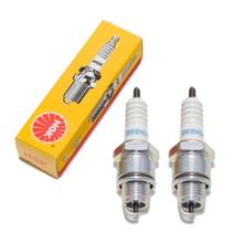 Zündkerzen Set NGK 2x BR8HSA Zündkerze entstört, 12,7mm Kurzgewinde Ø 14,0mm, 5539