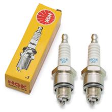 Zündkerzen Set NGK 2x BPR7HS Zündkerze entstört, 12,7mm Kurzgewinde Ø 14,0mm, 5541 / 6422 / 6873