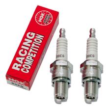 Bougies Kit NGK 2x B8EG racing Bougie, 19,0mm long filetage Ø 14,0mm, 3430 / 3997