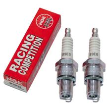 Conjunto de Velas de Ignição NGK 2x B9EG Vela de Ignição Racing / Vela de Corrida, Rosca Longa 19,0mm Ø 14,0mm, 3530 / 3998