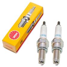 Zündkerzen Set NGK 2x CR8E Zündkerze entstört, 19,0mm Langgewinde Ø 10,0mm, 1275 / 4854 / 5671