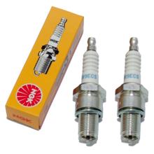 Zestaw świec zapłonowych NGK 2x BR9ECS świeca zapłonowa z dławikiem, długi gwint 19,0mm Ø 14,0mm, 3570 / 4677