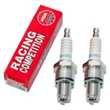 Zündkerzen Set NGK 2x BR10EG Racing-Zündkerze / Rennzündkerze entstört, 19,0mm Langgewinde Ø 14,0mm, 3830 / 3993