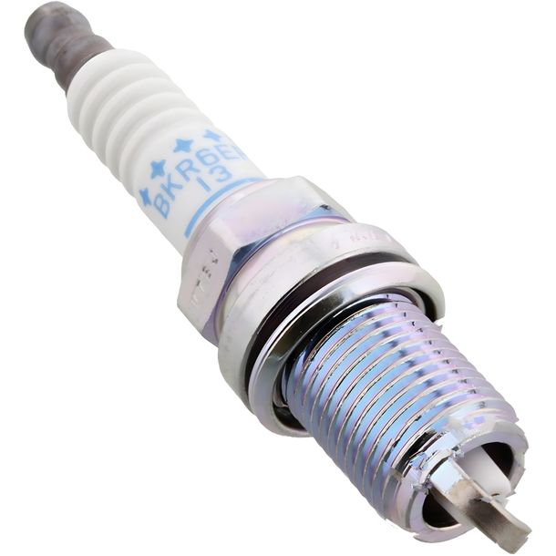 Spark plug set NGK 2x BKR6EP-13 platinum resistor, 19,0mm long thread Ø 14,0mm, 2550