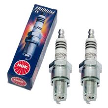 Zündkerzen Set NGK 2x BR8EIX Iridium-Zündkerze entstört, 19,0mm Langgewinde Ø 14,0mm, 5044