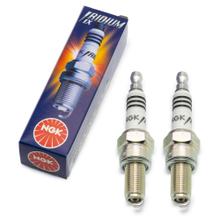 Zündkerzen Set NGK 2x CR8EIX Iridium-Zündkerze entstört, 19,0mm Langgewinde Ø 10,0mm, 4218