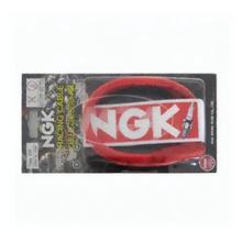Bougiekabelset NGK 2x CR2 Racing incl. rode hoogspanningssiliconenkabel +90° siliconen stekker, 5K-Ohm, 8048