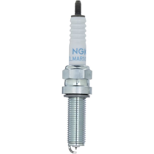 Spark plug set NGK 2x SILMAR10C9S iridium resistor, 26,5mm long thread reach plug Ø 10,0mm, 95468