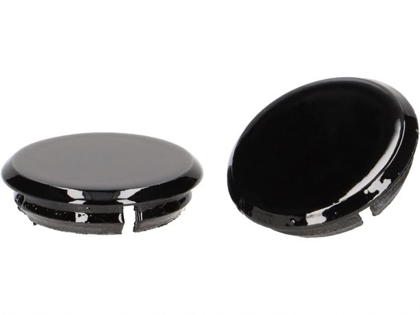 Kit de cache-rétroviseurs Moto Nostra pour Nero Deciso (94) pour Vespa GTS 125 Keyless, GTS 300 HPE Keyless