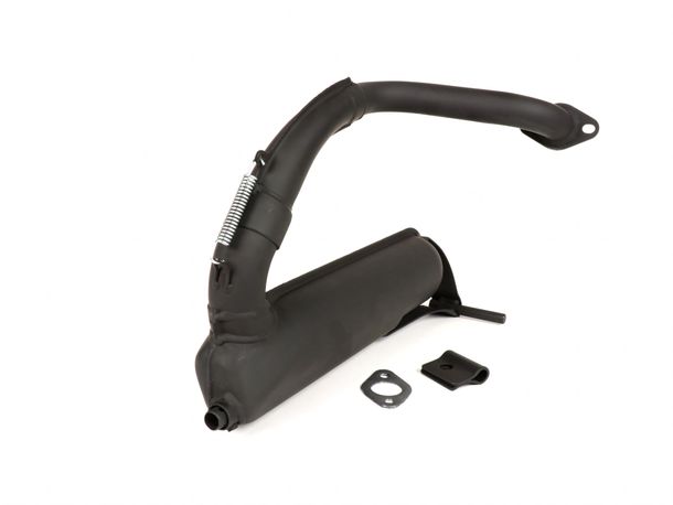 Auspuff BGM Banane Touring, schwarz für Vespa V50