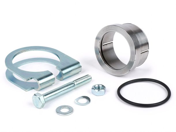 Brida de escape con junta tórica y abrazadera BGM Ø 45 mm para Vespa PX200 Rally 200 Quattrini M232/M244