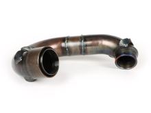 Auspuffkrümmer BGM Clubman V4.0 unlackiert für Quattrini M210 für Lambretta Serie 1-3