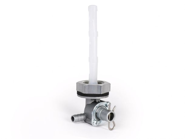 BGM Faster Flow V2.0 benzinekraan voor Vespa Wideframe GS150 (VS1-5) ook geschikt voor conversie naar korte brandstofslang op Vespa Largeframe PX, Rally, Sprint