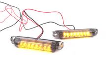 Indicatore LED BGM Micro 2x8, nero, 60x8,5 mm, universale
