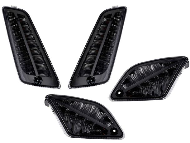Blinker Set Moto Nostra vorne und hinten dynamisches LED Lauflicht smoked – Bild 1