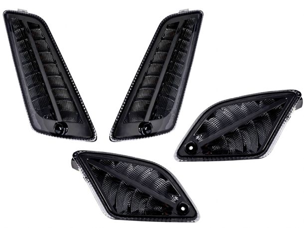 Blinker Set Moto Nostra vorne und hinten dynamisches LED Lauflicht smoked – Bild 2