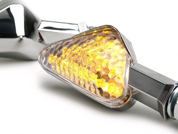 Blinker BGM Triangle Chrom Optik LED universal – Bild 3
