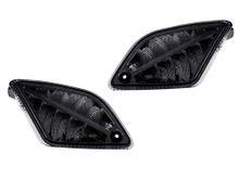 Sada směrovek Moto Nostra zadní 2K22 dynamické LED obrysové světlo, poziční světlo, homologace E, kouřové pro Vespa GTS 125-300 HPE (2019-2022)