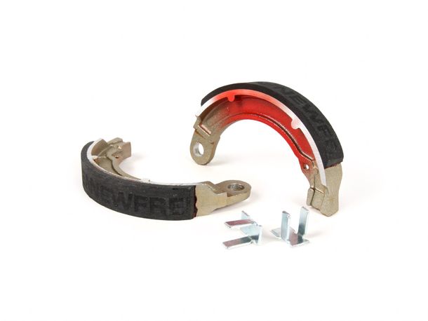 Bremsbacken BGM 127x20mm hinten für Trommelbremse BGM5310 8 Zoll 1 Aufnahme für Vespa Wideframe V1T bis V15T (h), V30T bis V33T (h), VM (h), VN (h), VL (h), VB (h), VNA1T-VNA2T (h), VNB1T bis VNB3T (h), VBA1T (h), VBB1T (h)
