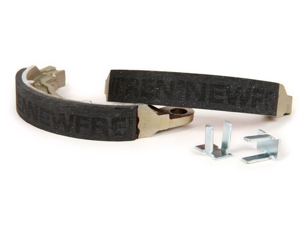 Mâchoires de frein BGM 127x20mm arrière pour frein à tambour BGM5310 8 pouces 1 support pour Vespa Wideframe V1T à V15T (h), V30T à V33T (h), VM (h), VN (h), VL (h), VB (h), VNA1T-VNA2T (h), VNB1T à VNB3T (h), VBA1T (h), VBB1T (h)