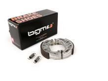 Sapatas de freio BGM traseiras Ø 100x20mm sem ranhura para Piaggio TPH 50, NRG MC2 50, NRG 50, NTT 50, Sfera 50 RST, Sfera 80, Zip 50, Gilera Storm 50, Easy Moving 50