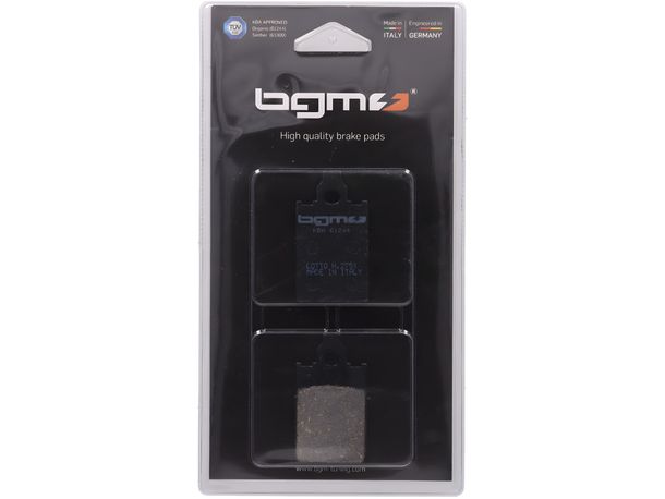 BGM 31,6 x 57 mm remblokken voor Beta Tempo, Derbi GPR Sport, KTM Go, Malaguti F15 Fire Fox, Siamoto Scross 50