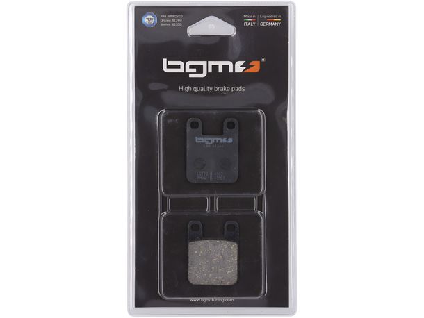 Bremsbeläge BGM 36x45mm für Beta Eikon, Derbi Atlantis, Italjet Dragster, MBK, Peugeot, Piaggio, Siamoto, Suzuki Katana