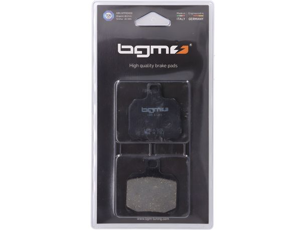 Bremsbeläge BGM 50,8x53,9mm für Benelli 666 125, CPI X-Large 125-250, Derbi GP 1 125-250, Gilera Nexus 500, Nexus i.e. 250-500, 600 Supersport, MALAGUTI Madison 180-200, Phantom Max 125-200, MBK Motobekane Skyliner 125-180