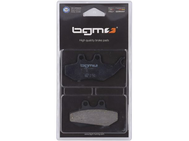 Pastiglie freno BGM 76,8 x 41,8/94,5 x 42 mm per Gilera Runner FX FXR VX VXR, Aprilia MX, Benelli Velvet, Yamaha, Peugeot, Vespa