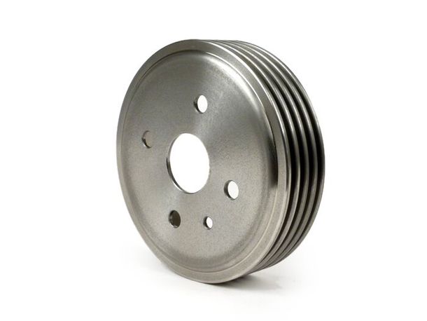 BGM front brake drum 9 & 10 inch grey cast iron for Vespa Smallframe 1963-1984 V50 N, V50 S, V50 L, SR50, V50 R, V90